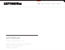 Tablet Screenshot of leftorium.be